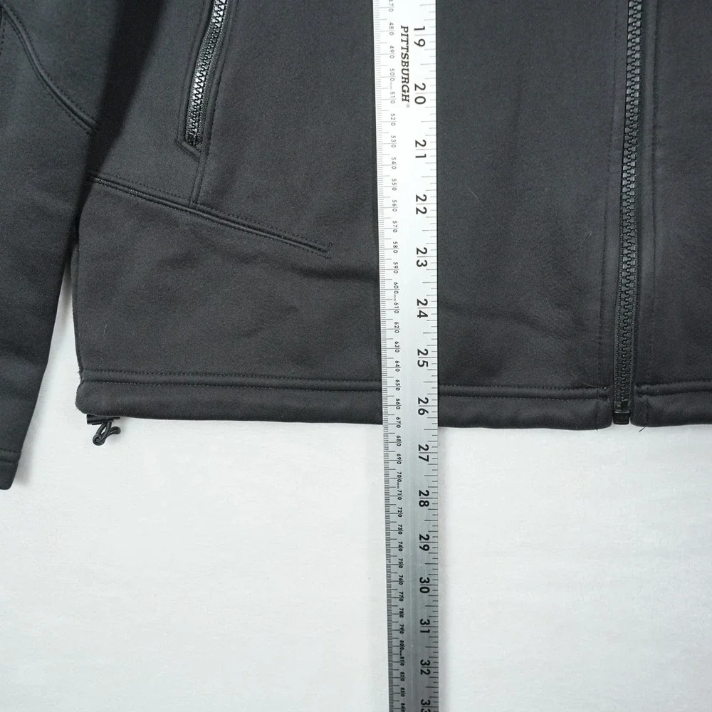 The North Face Apex Risor WindWall Softshell Hooded Jacket Mens L Black NF0A3Y34